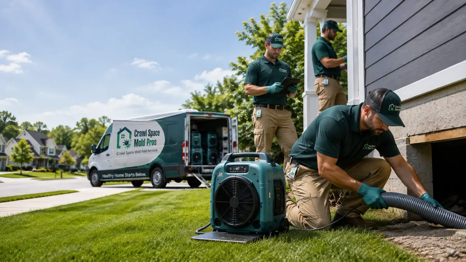 Crawl Space Mold Removal in Cherry Tree, PA